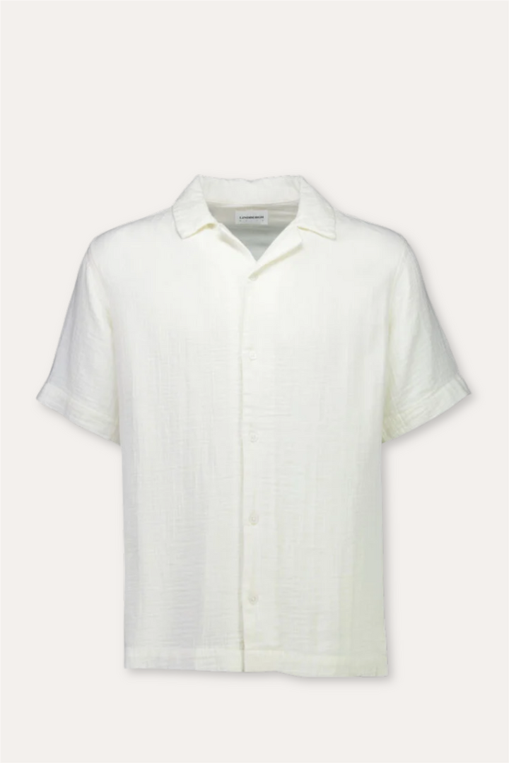 Cotton Muslin Resort Shirt S/S Off White