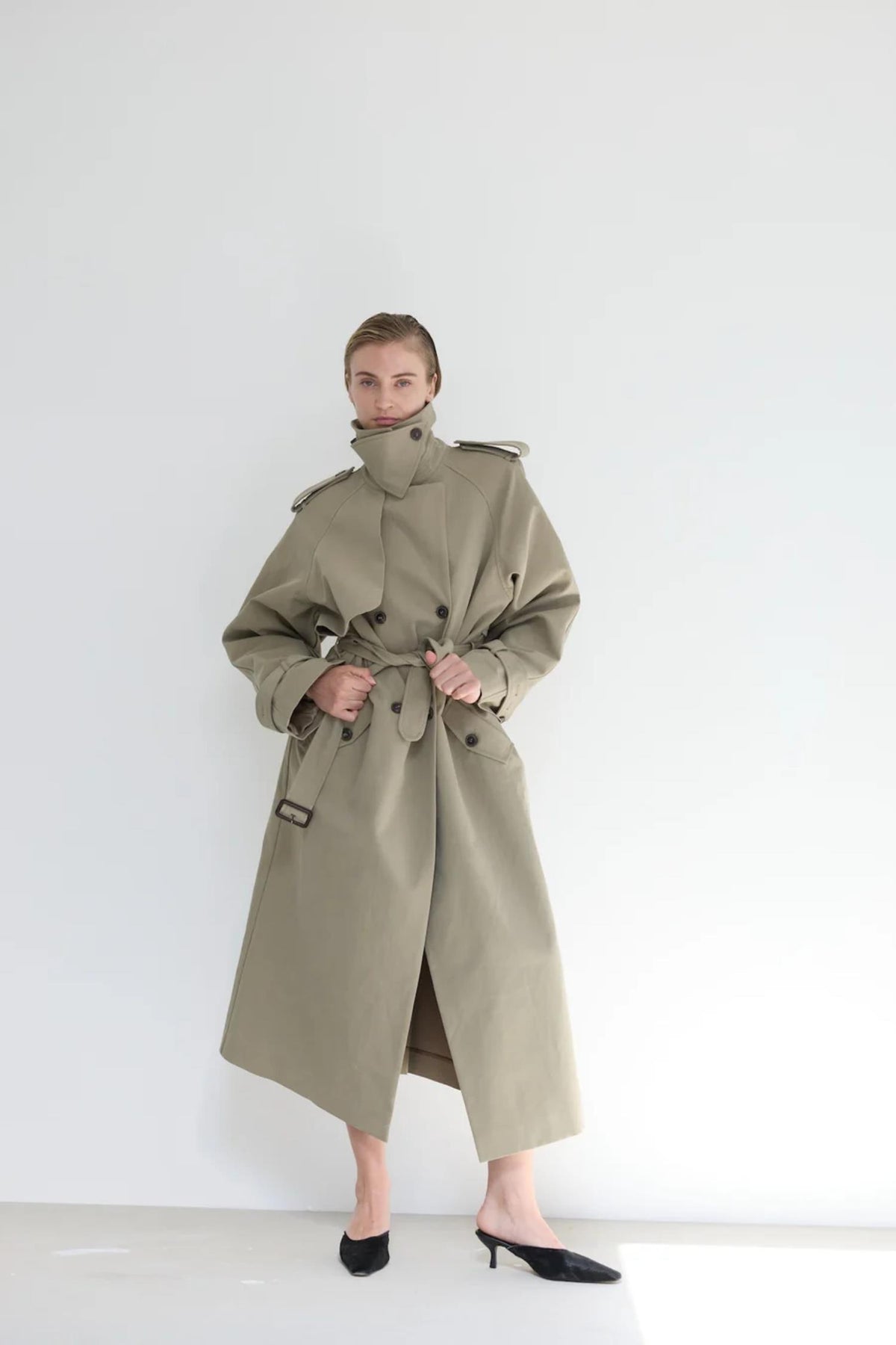 Majorstuen Trench- Khaki