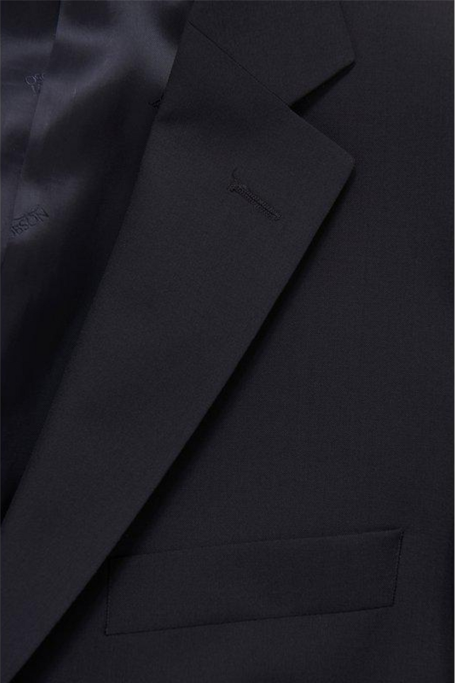 Joel Wide Fit Blazer Navy