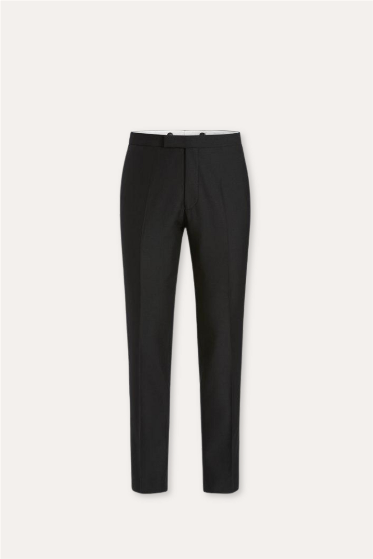 Denz Slim Fit Tuxedo Trousers Black