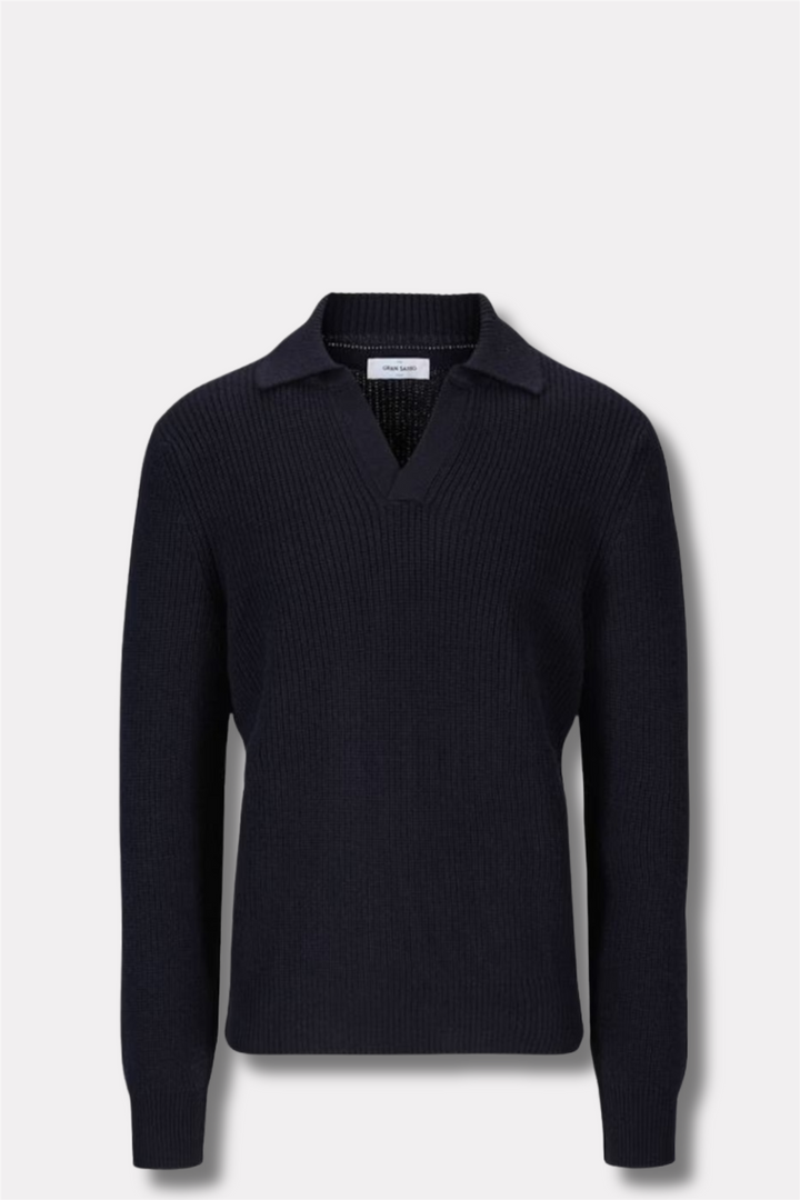 Super Geelong Ribbed Skipper Navy