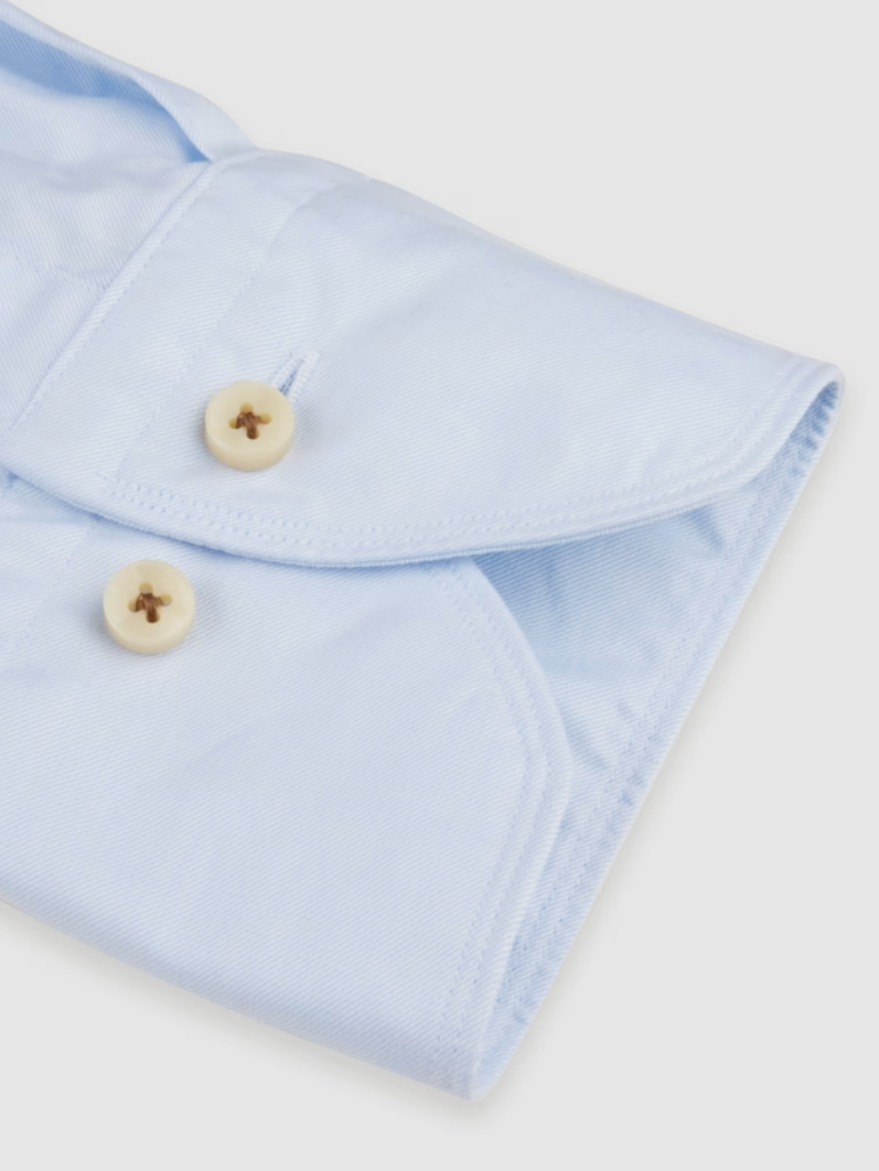 Slimline Casual Shirt Light Blue