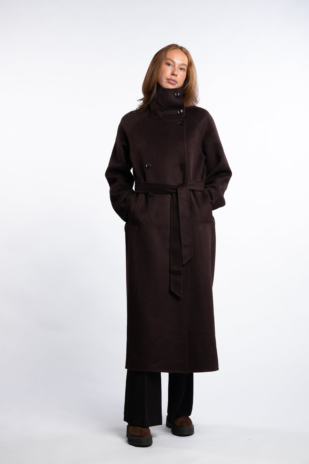Sahanne Coat 15772 - Black Coffee