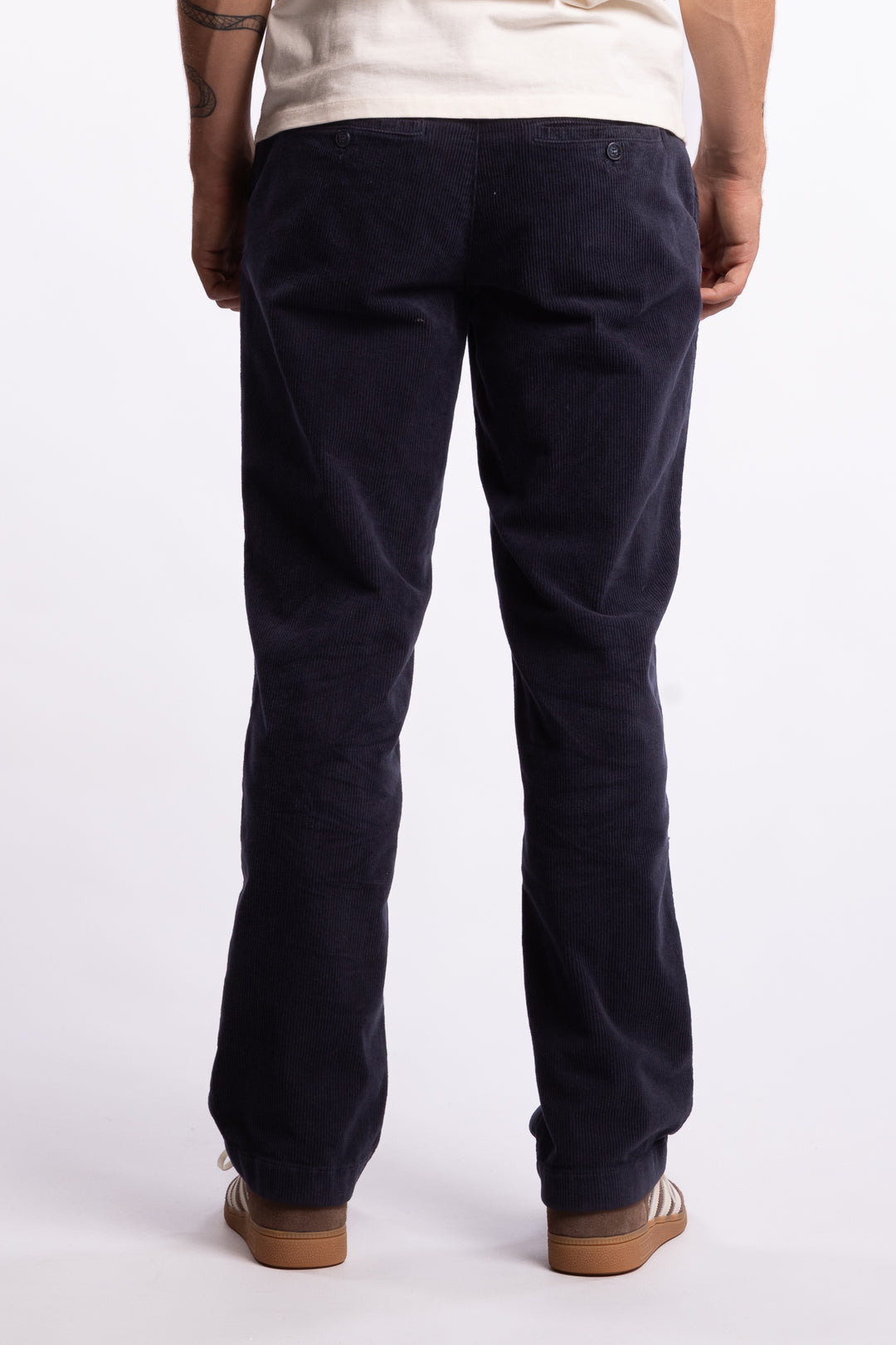 LucasPL Corduroy Trousers Navy