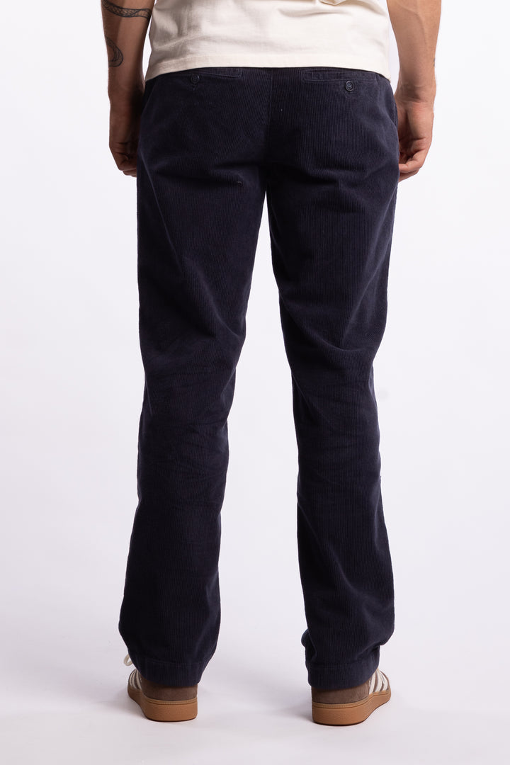 LucasPL Corduroy Trousers Navy