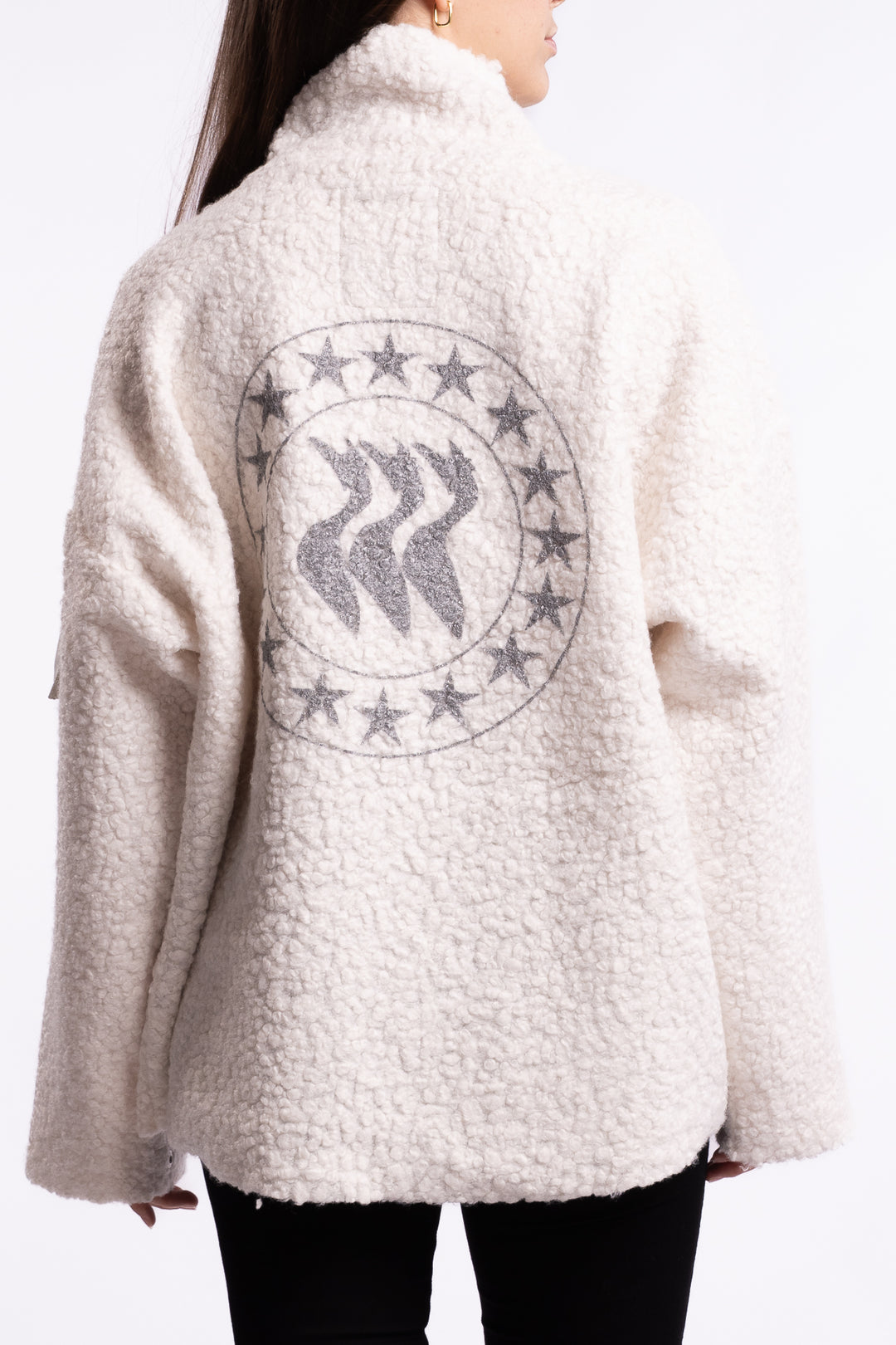Nikki half zip - White