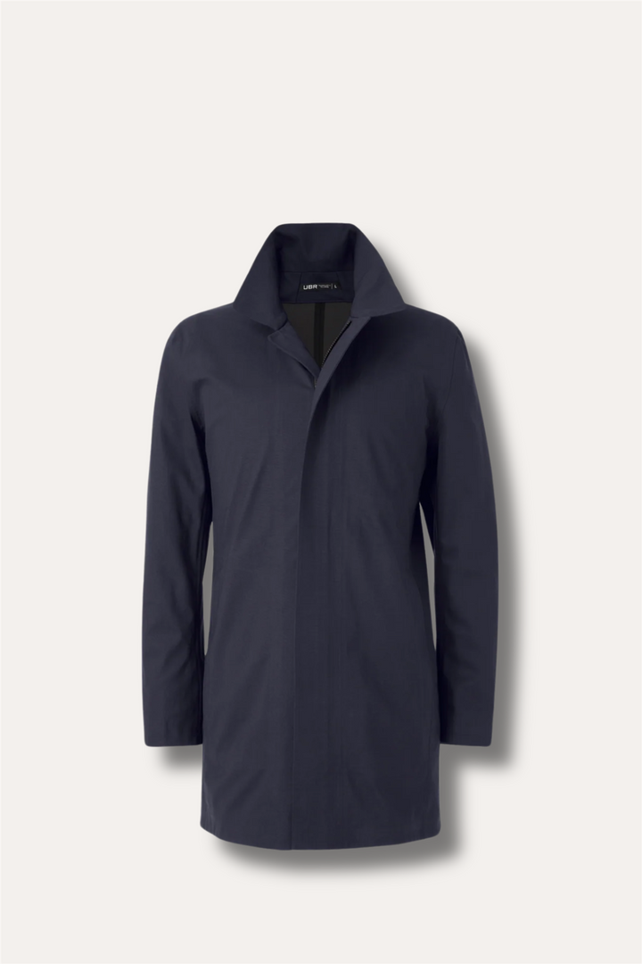 Sky Fall Coat Savile Navy Wool