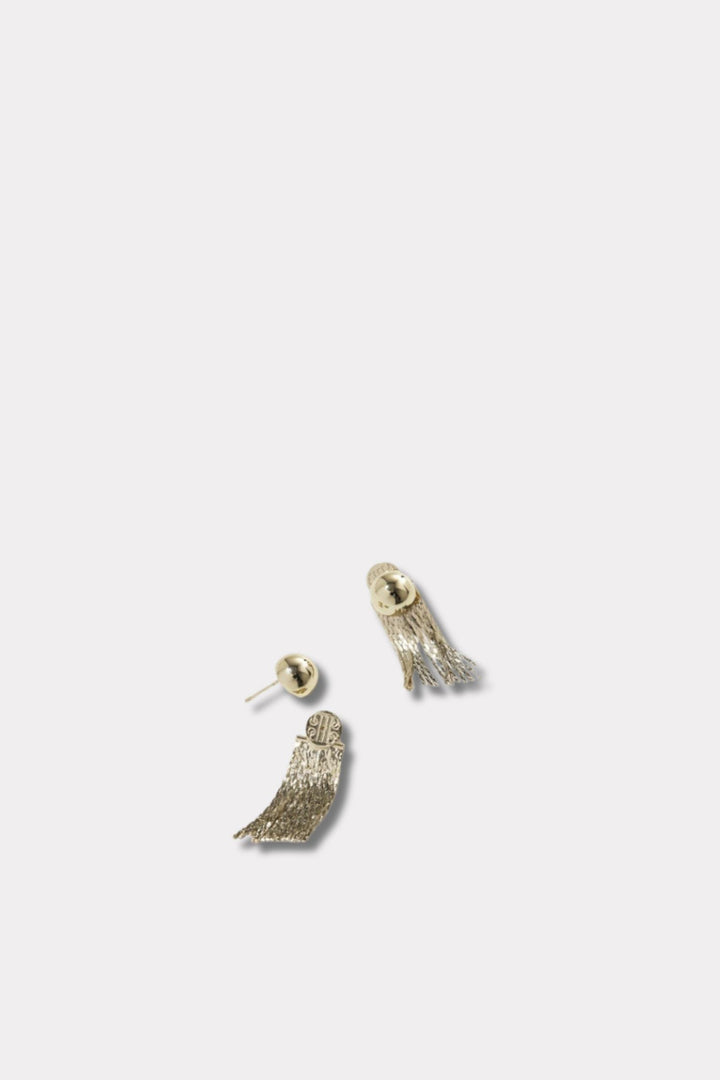 Tiny Medusa Studs- Gold