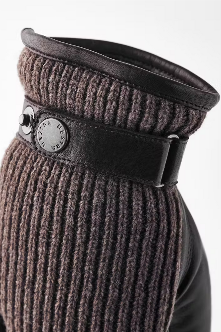 Christopher Knitted Gloves Espresso
