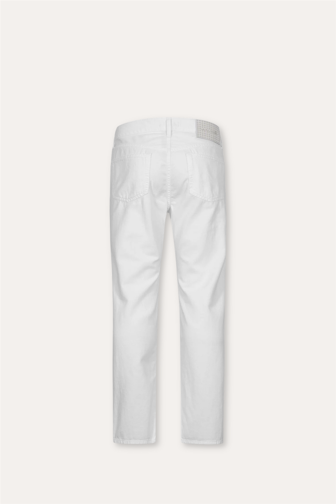 Edo Regular Straight Fit Trousers White