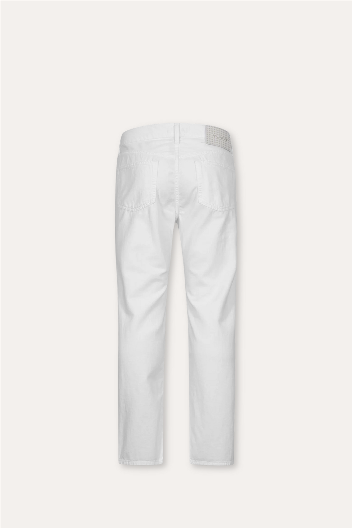 Edo Regular Straight Fit Trousers White
