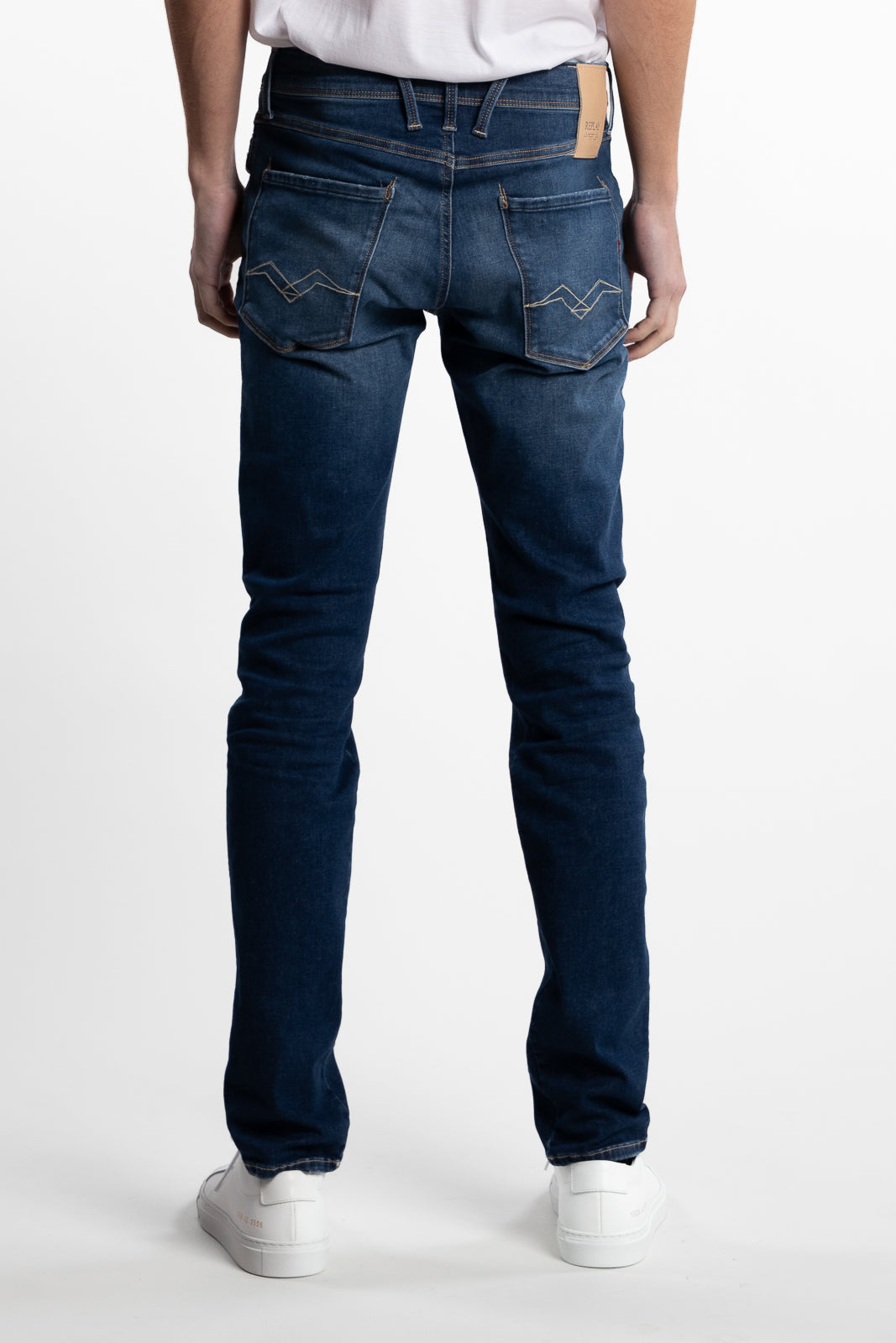 Anbass Slim Fit Hyperflex Jeans Dark Blue