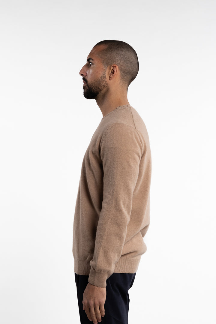 Como Wool/Cashmere Roundneck Camel