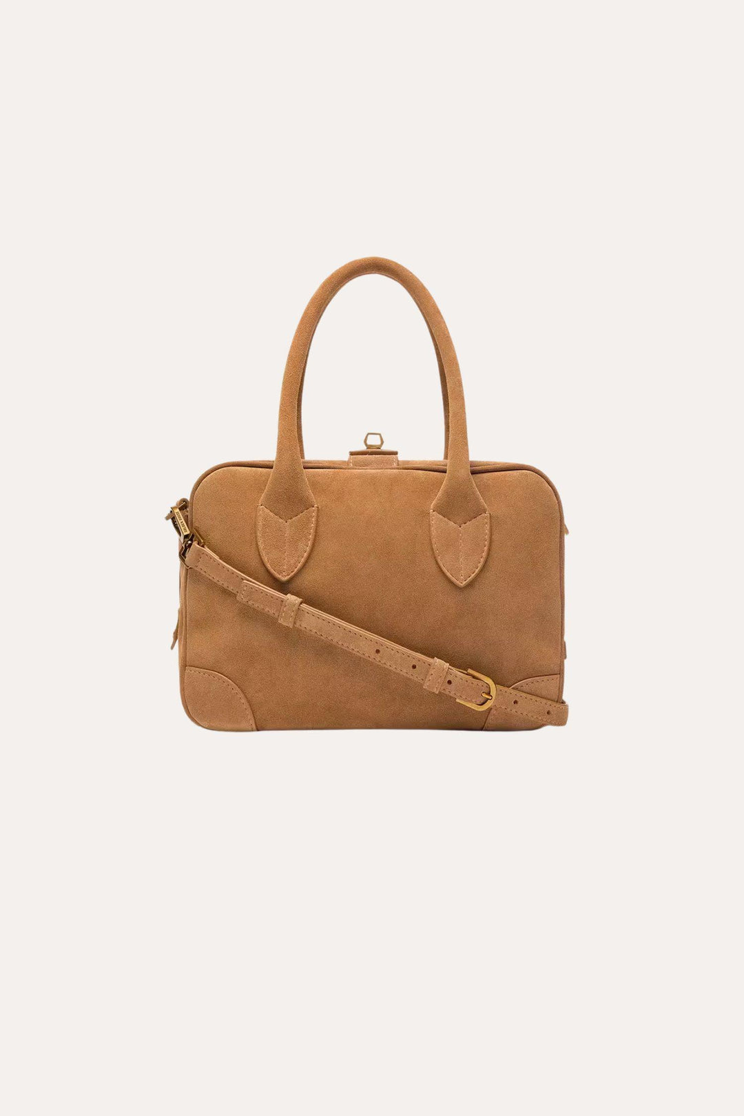 Vita Bag- Camel Suede