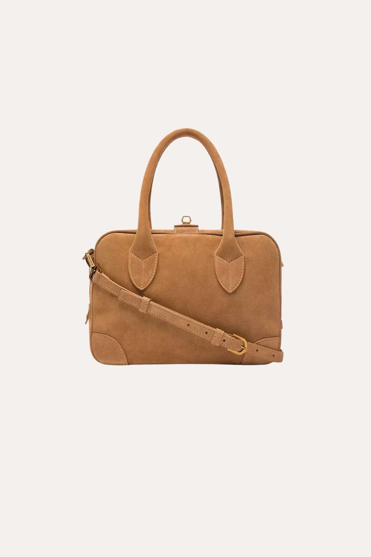 Vita Bag- Camel Suede