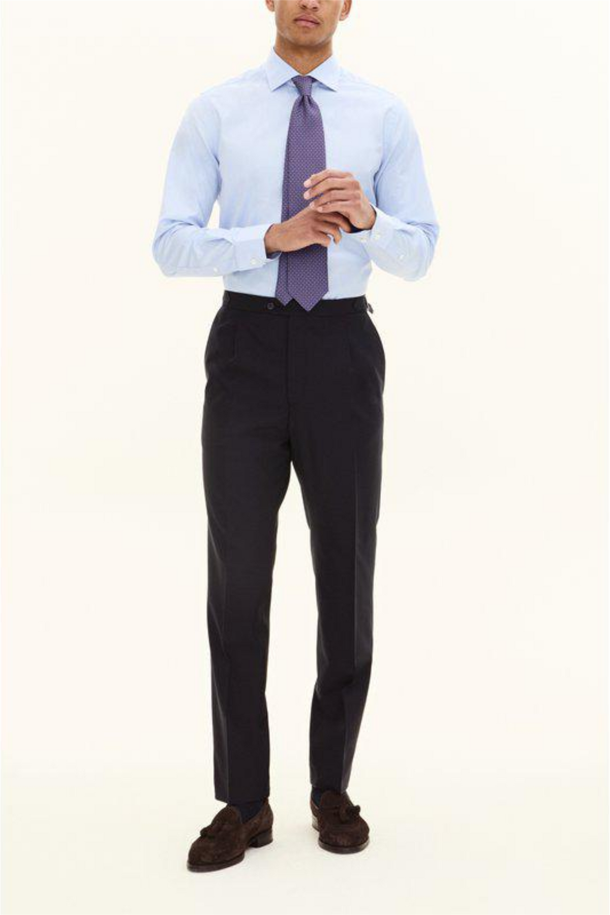 Delon Side Adjuster EVO Microstructure Trousers Navy