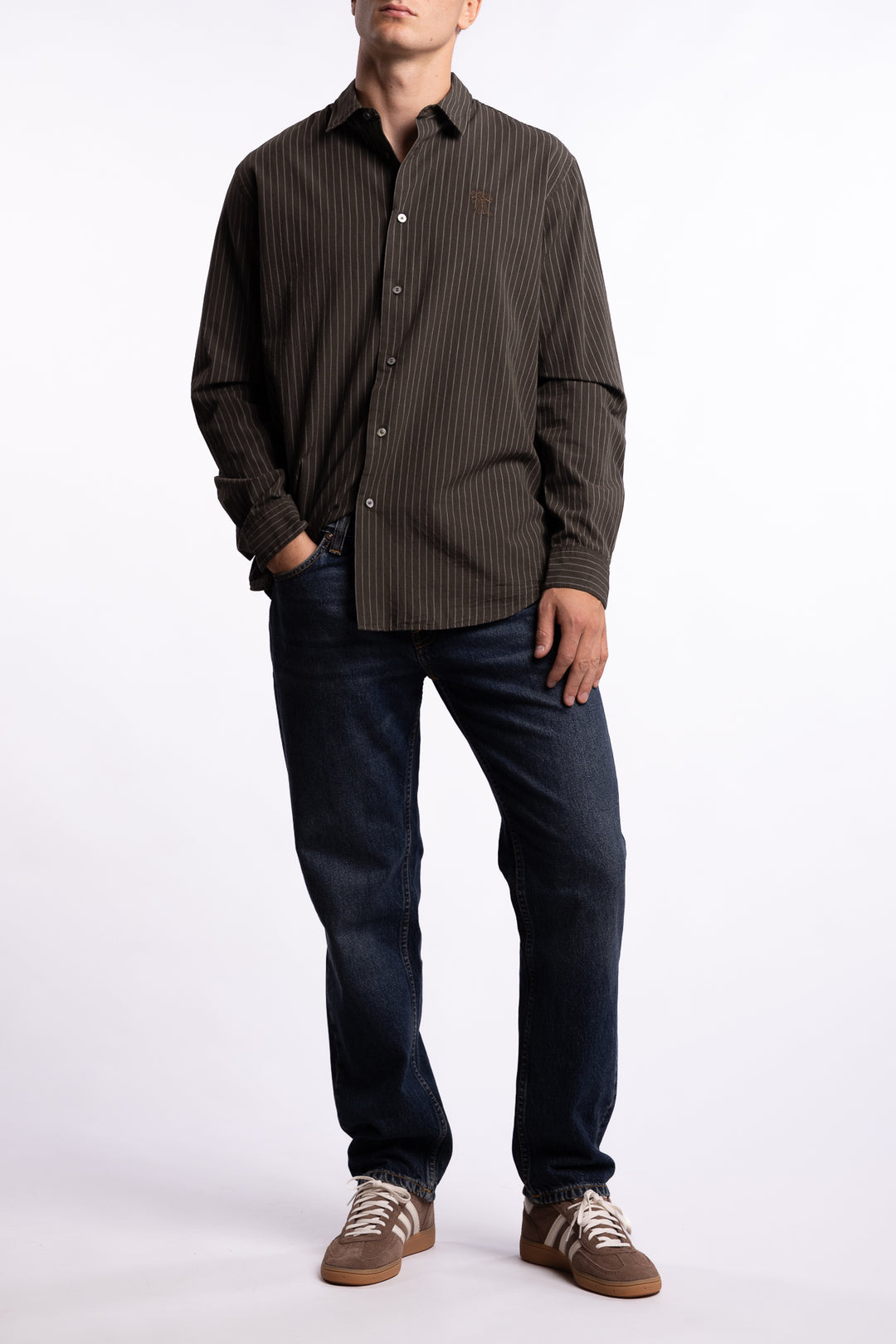 Gritty Jackson Straight Fit Jeans Blue Soil