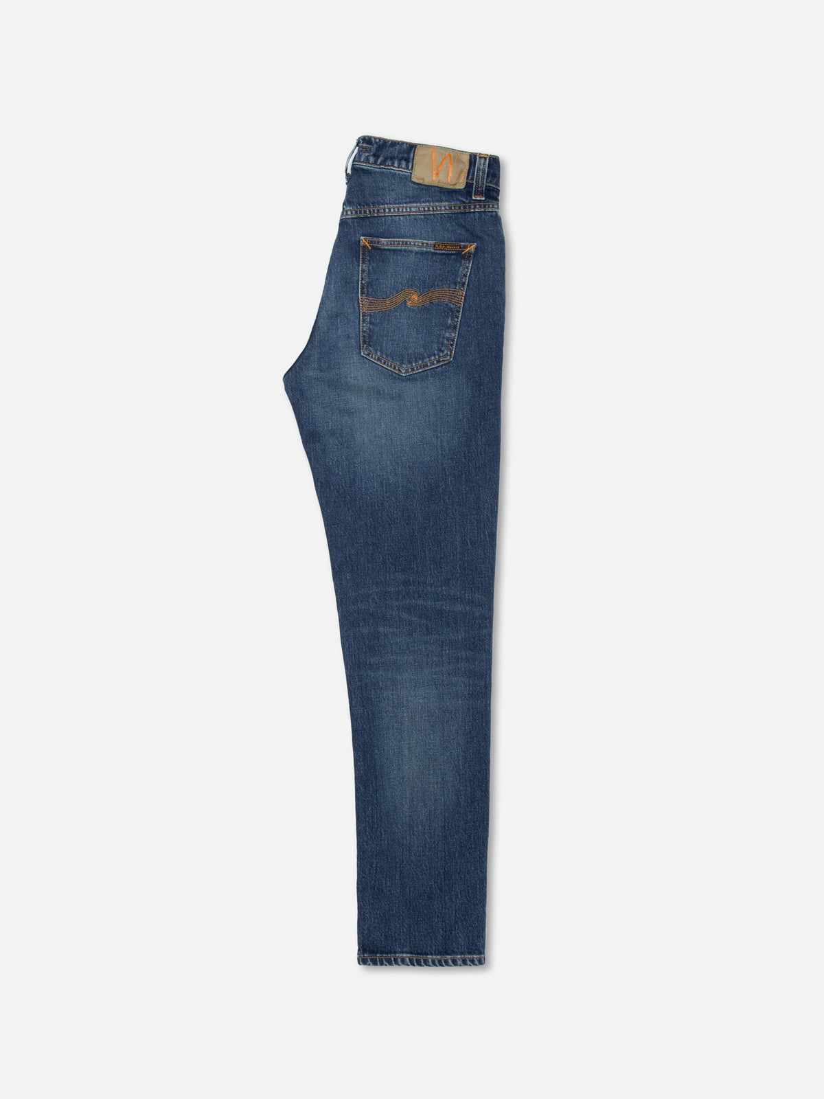 Solid Ollie Slim Fit Jeans Wild Blue - packshot foldet