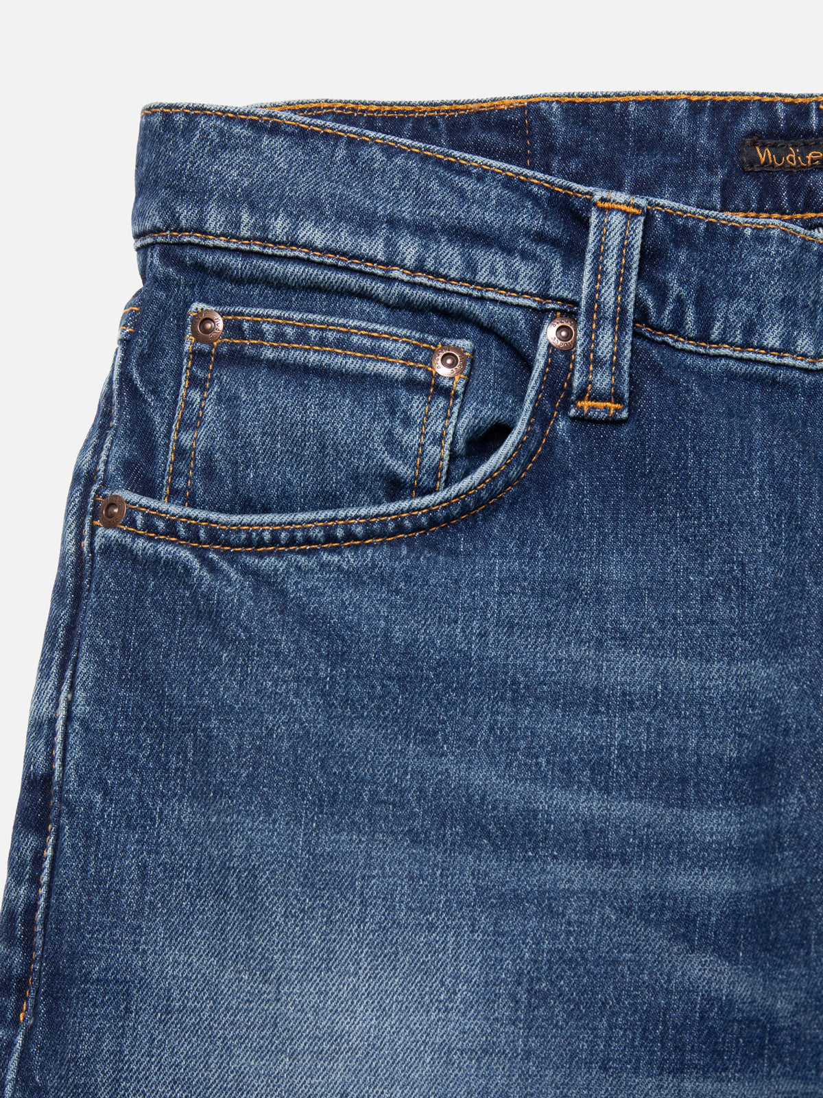 Solid Ollie Slim Fit Jeans Wild Blue - detalj myntlomme