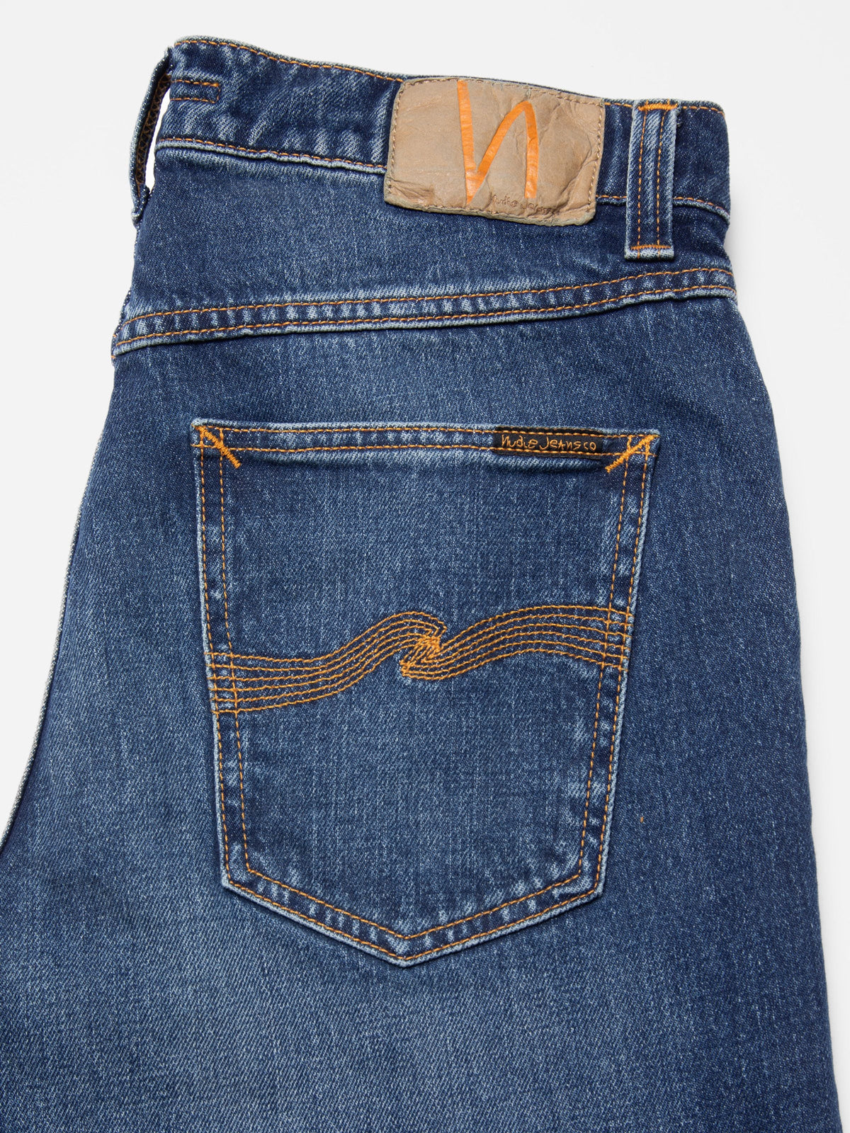 Solid Ollie Slim Fit Jeans Wild Blue - detalj baklomme