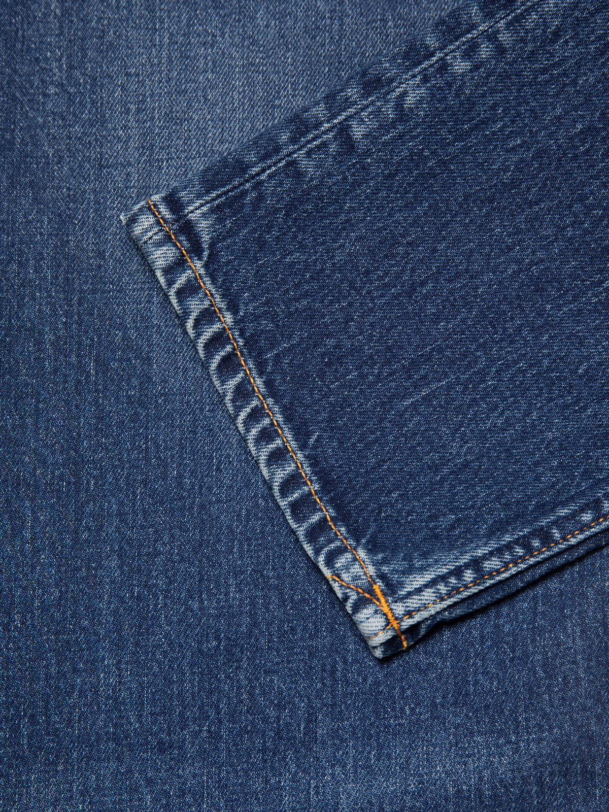Solid Ollie Slim Fit Jeans Wild Blue - detalj sømfald
