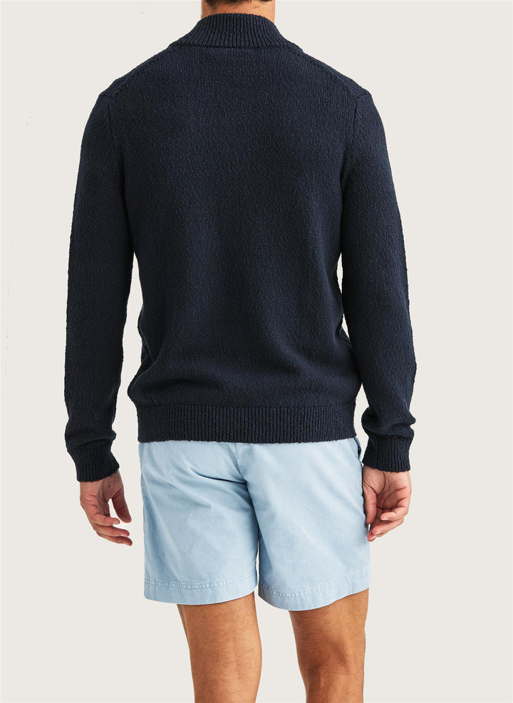 Windham Button Cardigan Old Blue