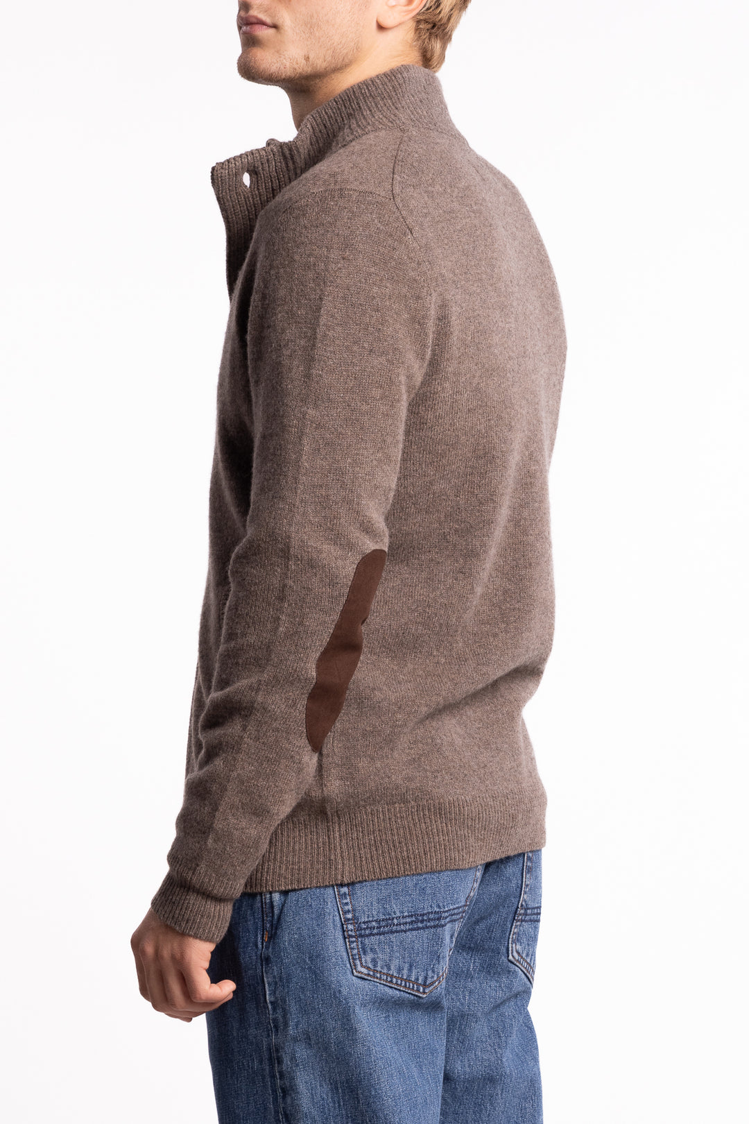 Essential Patch Zip Dark Stone