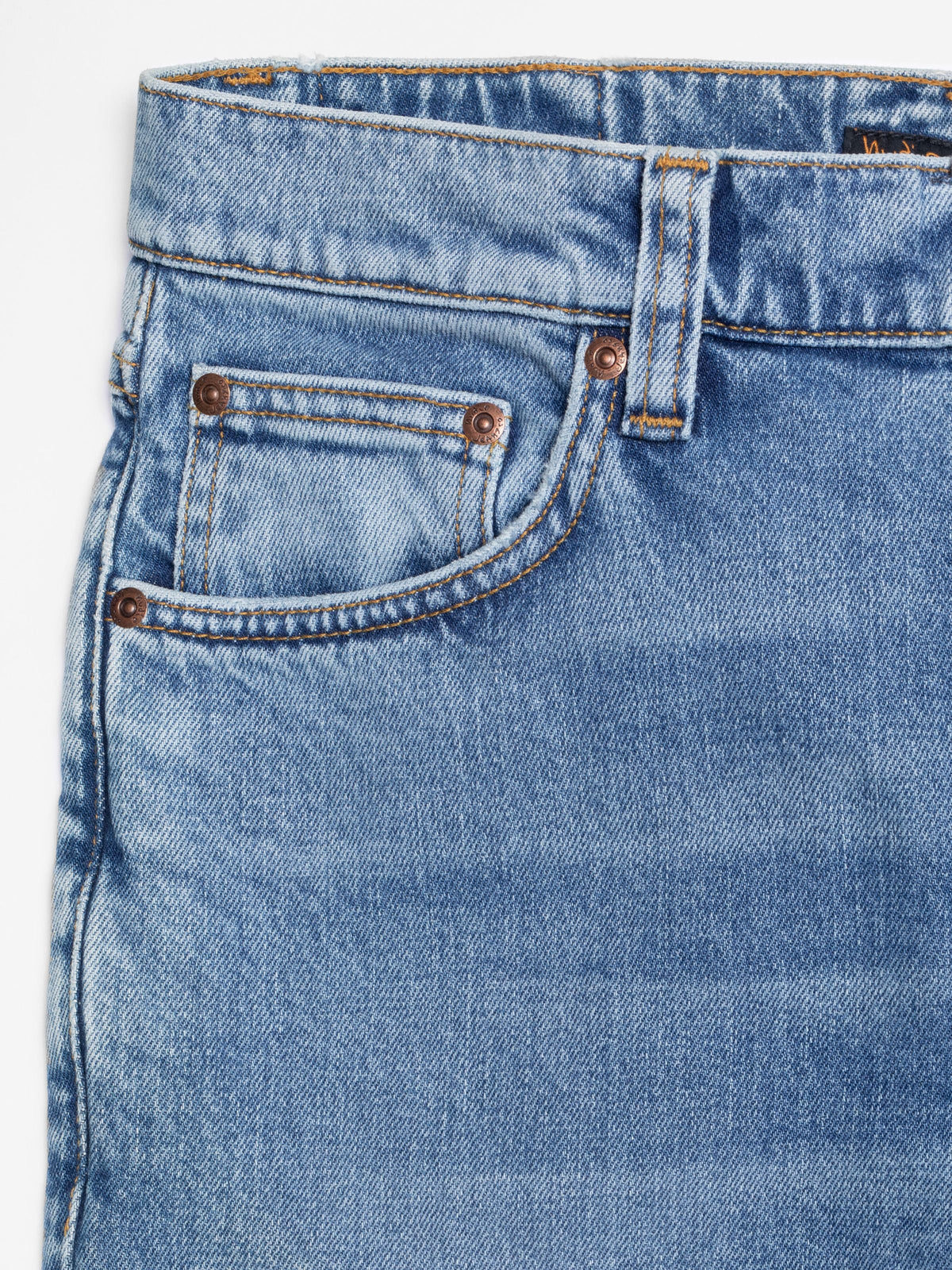 Solid Ollie Slim Fit Jeans Worn Vintage - detaljbilde myntlomme og nagler