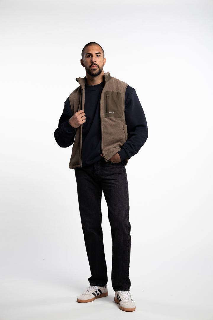 Dovre Fleece Vest Taupe