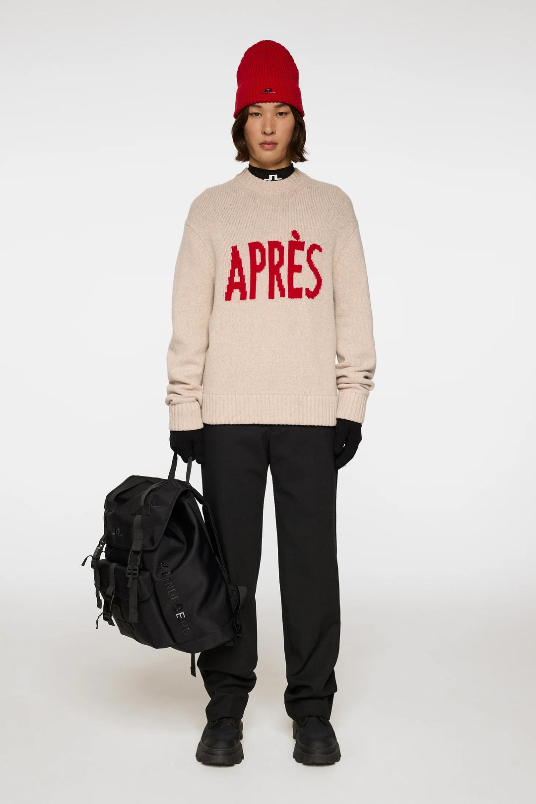 Fabian Graphic Knit Sweater Moonbeam