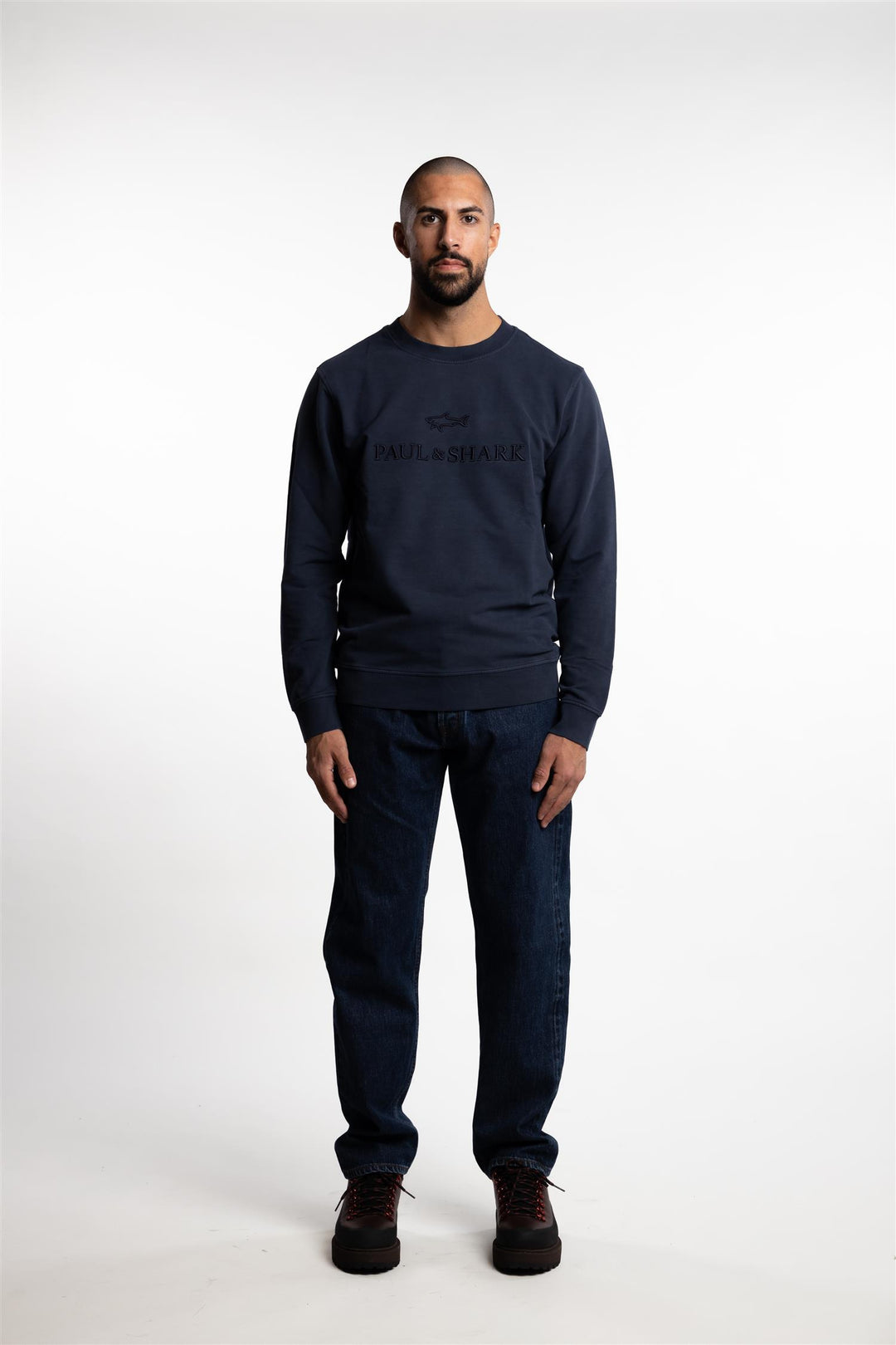 Knitted Sweatshirt Navy