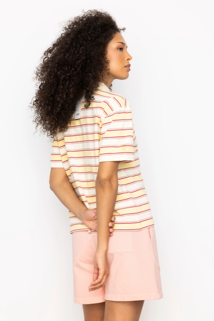 Evelyn Polo Tee - Sunny Stripe