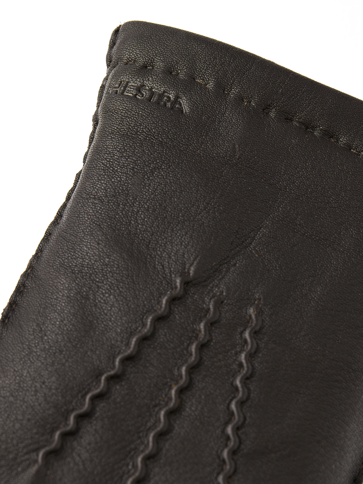 Matthew Deerskin Leather Gloves Dark Brown