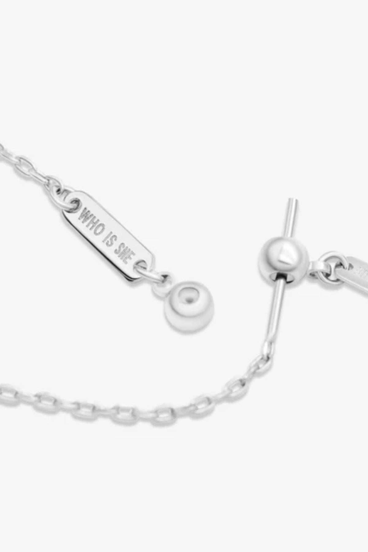 Charm bracelet silver -M/L