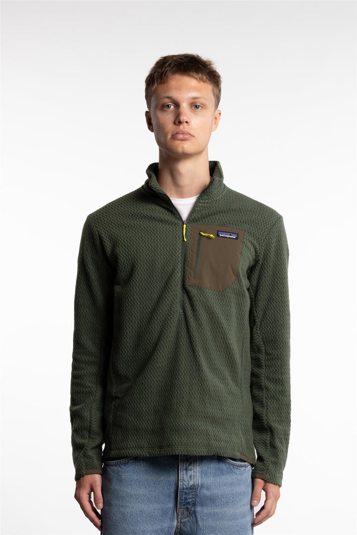 M R1 Air Zip Neck Torrey Pine Green