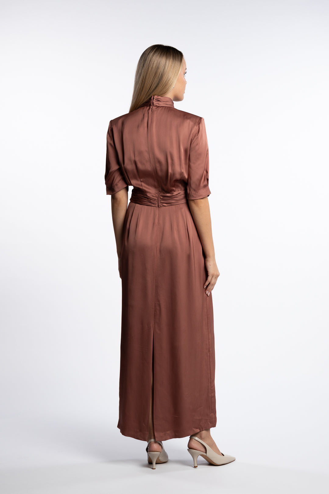 Beronia Dress- Terracotta