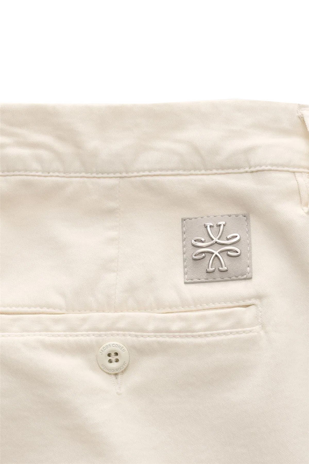 Bobby Slim Fit Off-White Trousers