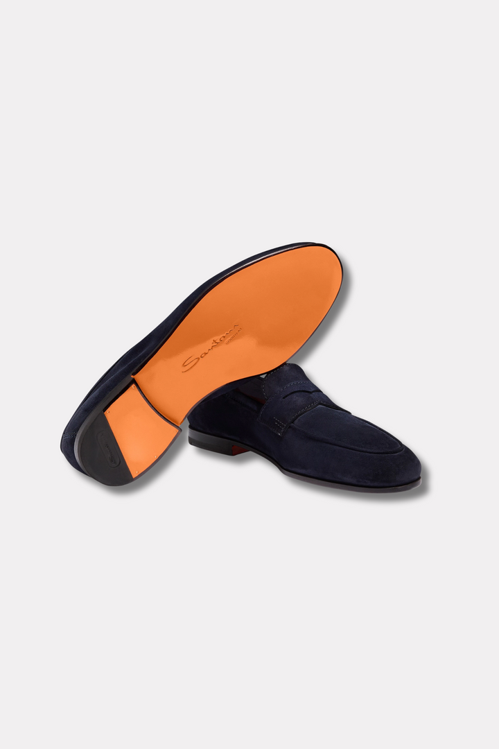 Carlo Loafer Blue Suede