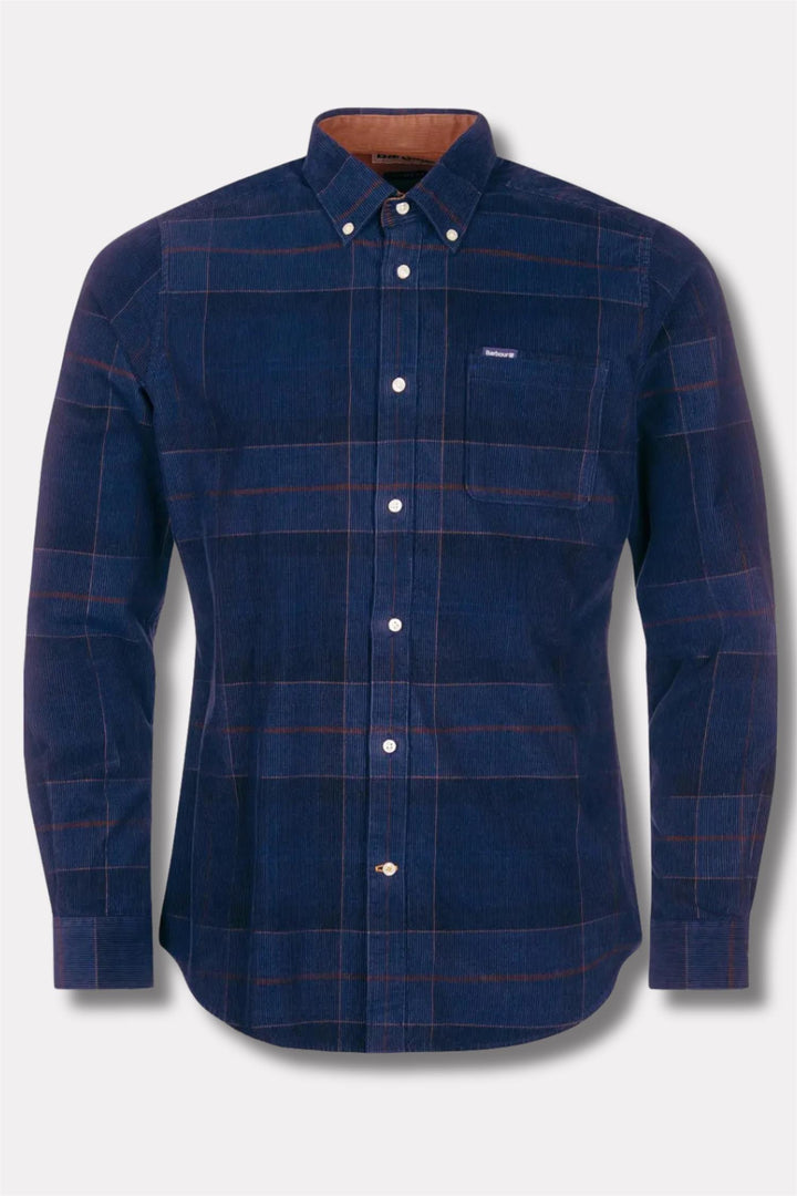 Blair Tailored Long-Sleeved Shirt Midnight Tartan