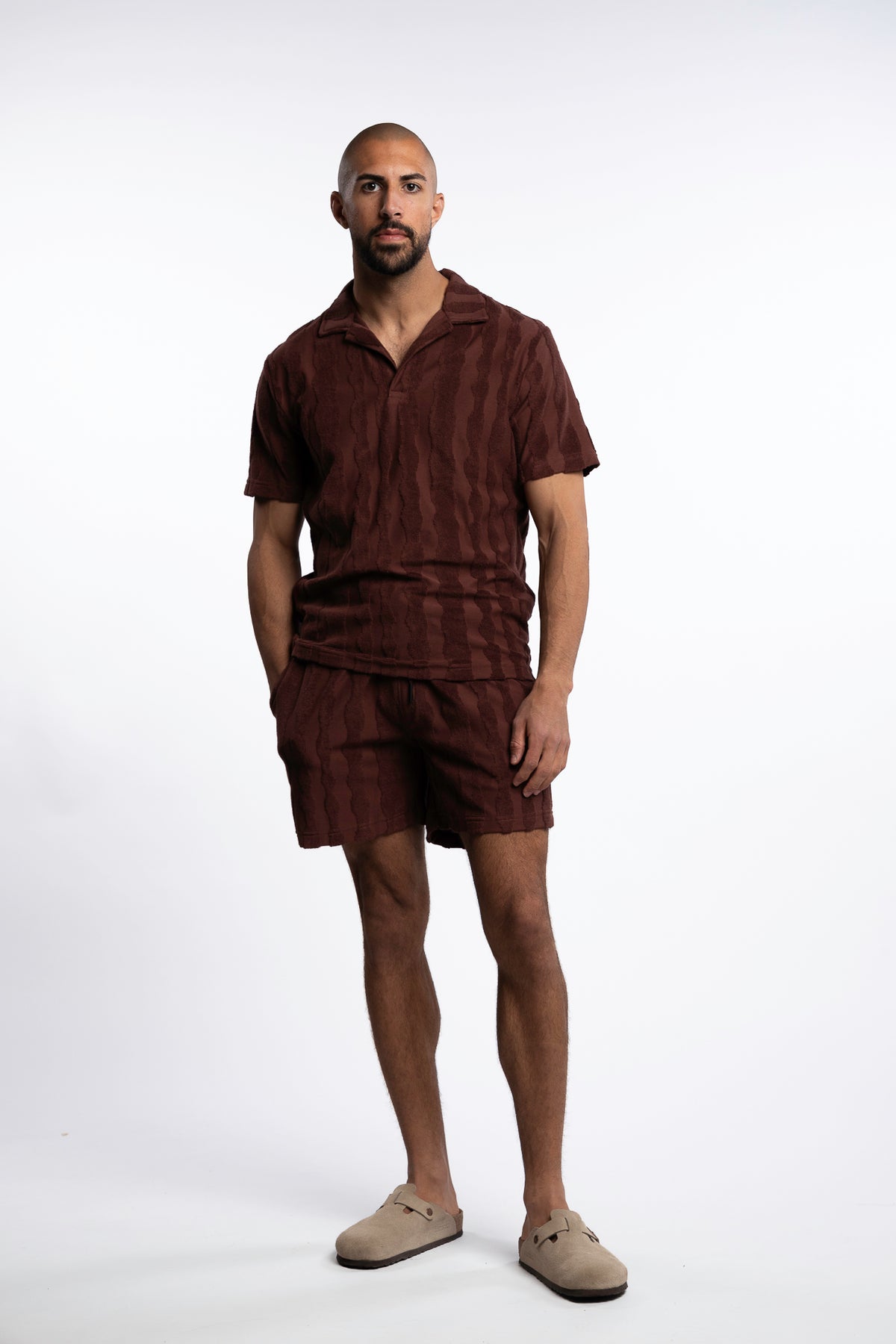 Terry Shorts Totem Stripe