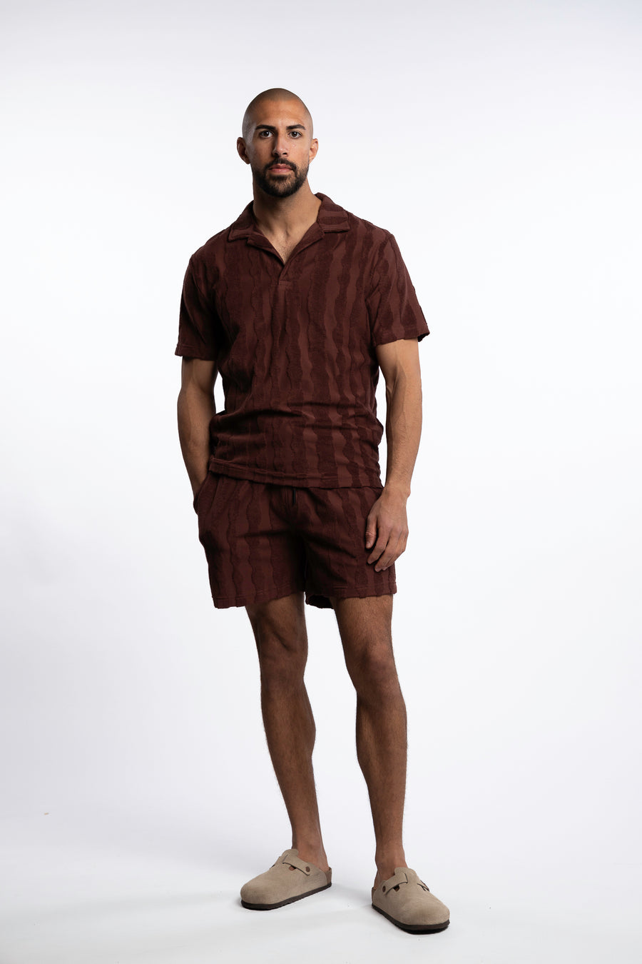Terry Shorts Totem Stripe