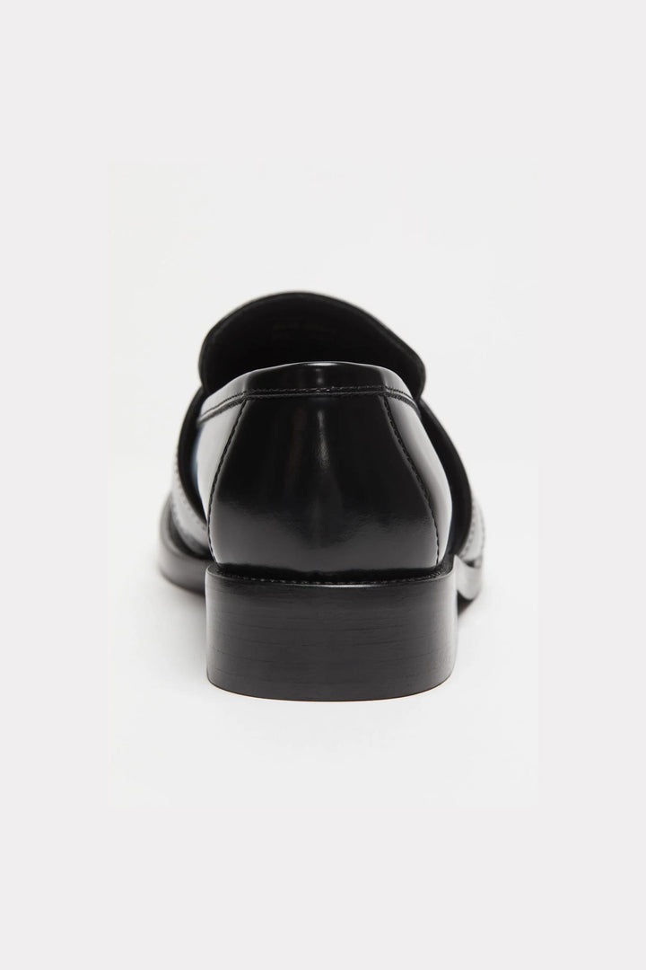 Leather Loafers- Black
