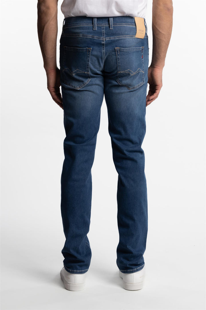 Grover Straight Fit Hyperflex Jeans Blue