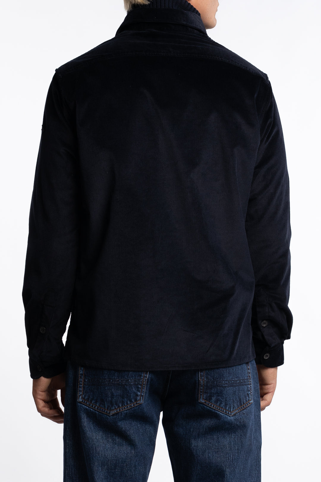 Velvet Overshirt Navy