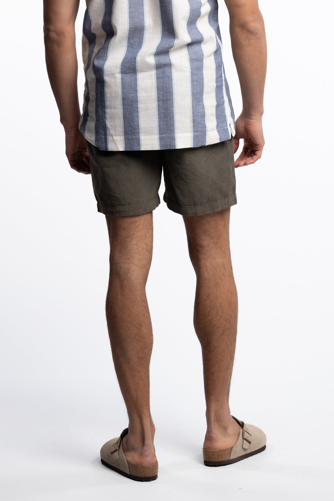 Corduroy Shorts Lt Army