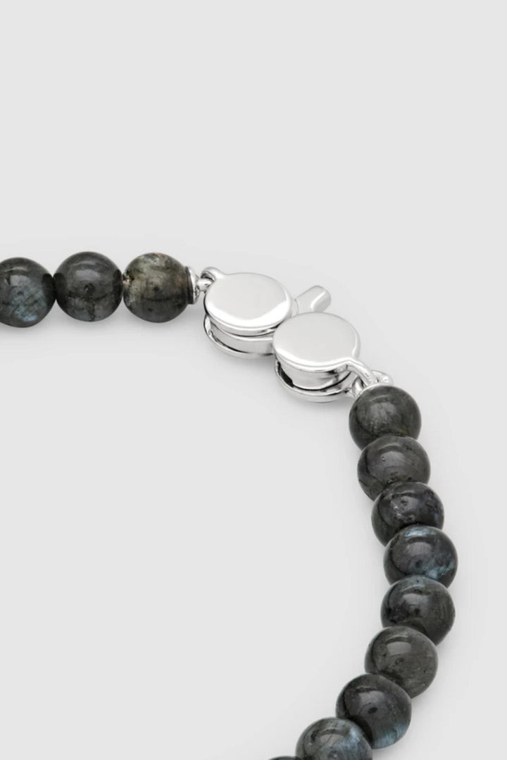 Cove Bracelet Slim 7.0"- Larvikite