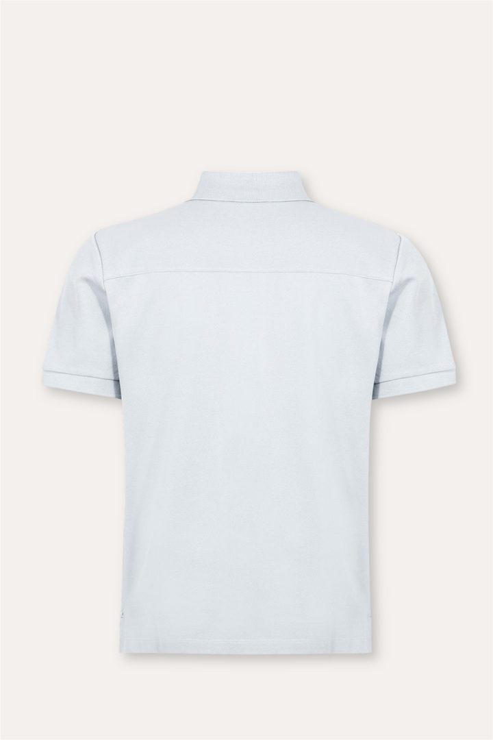Cotton Polo Azure