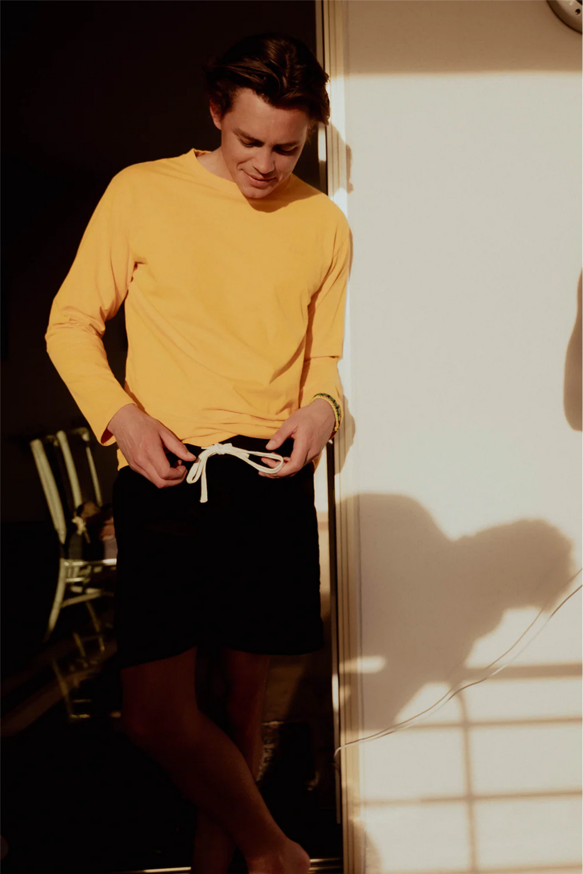 Nautical Cord Shorts Navy