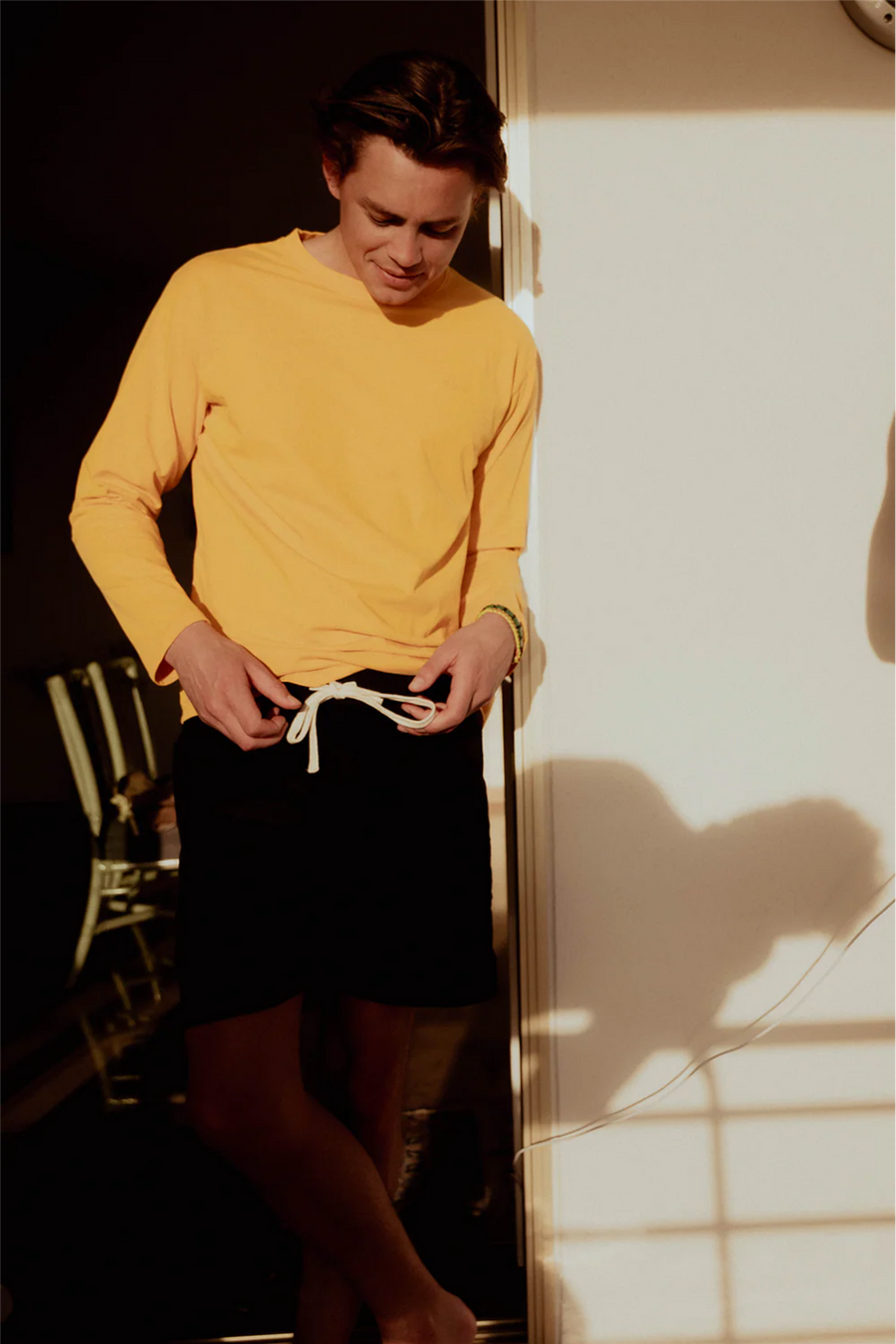Nautical Cord Shorts Navy