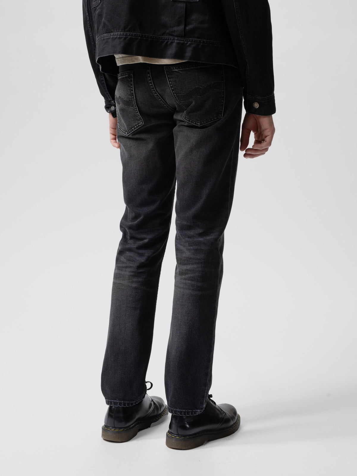 Solid Ollie Slim Fit Jeans Black Force